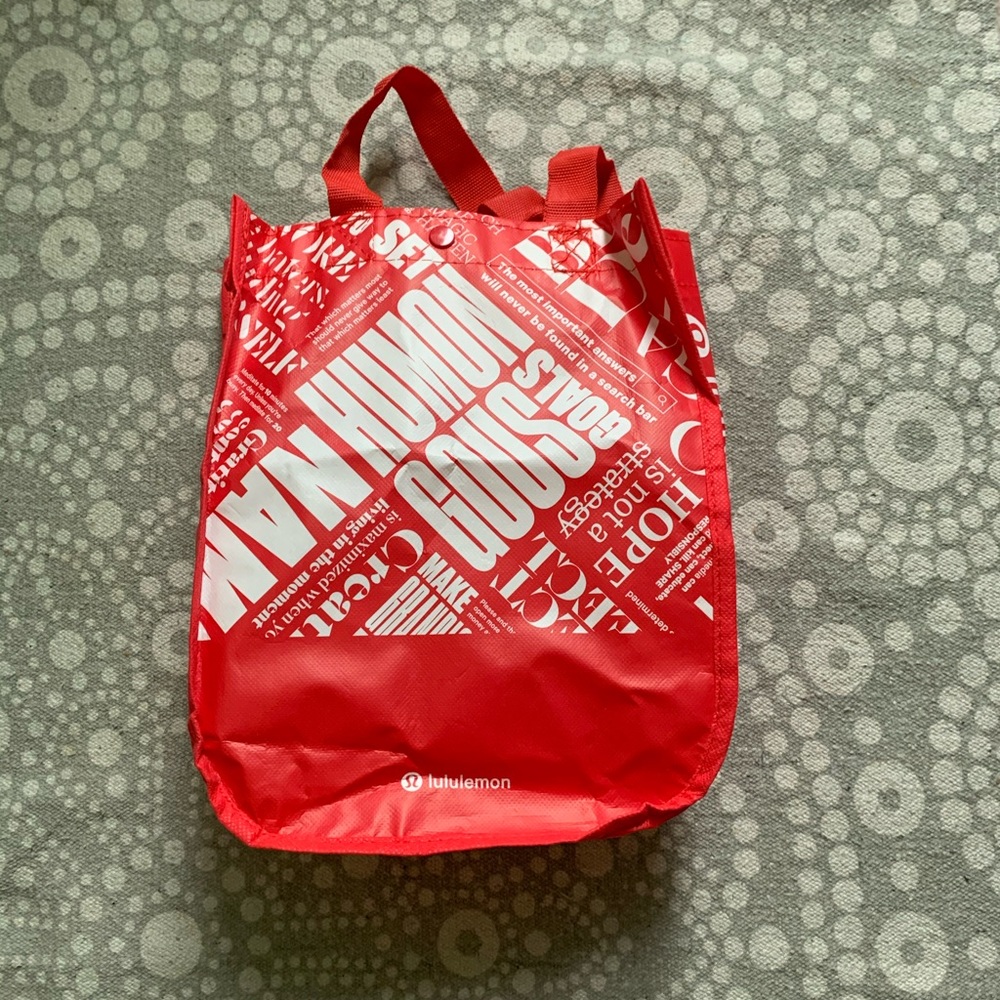 Lululemon Red Bag